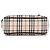 Borsa a tracolla Burberry Nova Check in tela e pelle Nero Rosso Beige - vista 3