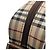 Borsa a tracolla Burberry Nova Check in tela e pelle Nero Rosso Beige - vista 6