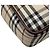 Borsa a tracolla Burberry Nova Check in tela e pelle Nero Rosso Beige - vista 8