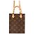 Louis Vuitton Petite Sac Plat Monogram Handtasche Braun