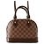 Bolsa Louis Vuitton Alma BB Marrom Damier ebene