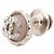 Broche de strass Chanel Plata Rosa - vista 2