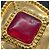 Chanel Brosche Gold und Rot Golden - Ansicht 7