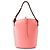 Borsa a secchiello Burberry Canopy Rosa