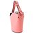 Borsa a secchiello Burberry Canopy Rosa - vista 2