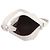 Borsa a tracolla Burberry Night Small in pelle Grigio - vista 5