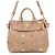 Burberry Emblem Shopper aus Leder Braun Mehrfarben