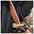 Zaino in pelle Burberry TB Monogram Marrone Multicolore - vista 12