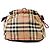 Borsa a tracolla Burberry Nova Check Nero Beige - vista 4