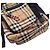Borsa a tracolla Burberry Nova Check Nero Beige - vista 8