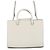 Bolsa de couro branco Jimmy Choo