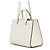 Bolsa de couro branco Jimmy Choo - vista 2