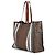 Burberry Tote Bag TB Monogram aus Leder Braun Mehrfarben - Ansicht 2
