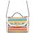 Borsa a spalla Micro in pelle T-Timeless di Tod's Bianco Multicolore