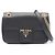 Bolso de mano Prada en cuero Saffiano Negro