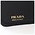 Portafoglio bi-fold Prada Saffiano Triangolo Nero - vista 5
