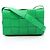 Borsa a tracolla Bottega Veneta Cassette Maxi Intrecciato Verde