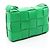 Borsa a tracolla Bottega Veneta Cassette Maxi Intrecciato Verde - vista 2