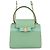 Sac à épaule en cuir vert clair Salvatore Ferragamo