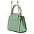 Sac à épaule en cuir vert clair Salvatore Ferragamo - vue 2
