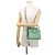 Sac à épaule en cuir vert clair Salvatore Ferragamo - vue 5