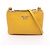 Bolsa de ombro Prada em couro amarelo