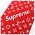 Louis Vuitton Supreme Monogram Schal Rot Beige - Ansicht 6