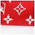 Louis Vuitton Supreme Monogram Schal Rot Beige - Ansicht 7