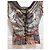 Completo Top e Gonna in Seta Roberto Cavalli Marrone Multicolore - vista 13