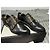 Gucci Mocassini in pelle nera con doppia fibbia e borchie Nero - vista 12