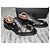 Gucci Scarpe Derby in pelle nera con api e stelle Nero - vista 3