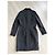 Thierry Mugler Mugler Abrigo de Lana Negro con Detalles Plateados - vista 9