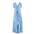 Abito lungo blu in viscosa Melissa Odabash