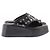 Autre Marque Sandali Nova in pelle nera con borchie Nero - vista 6