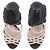 Fendi Décolleté rosa e nere Nero - vista 4