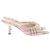 Burberry Sandali alti Mews Check Rosa - vista 7