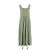 Autre Marque Vestido midi verde SHINTA