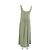 Autre Marque Vestido midi verde SHINTA - vista 6