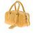 Miu Miu Borsa Arcadie in pelle gialla Giallo - vista 2