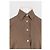 Autre Marque THE FRANKIE SHOP Camisa de algodón marrón Castaño - vista 2