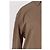 Autre Marque THE FRANKIE SHOP Camisa de algodón marrón Castaño - vista 3