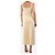 Autre Marque Ärmelloses Strick-Midikleid in Creme - Größe XL Roh - Ansicht 2