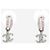 Chanel Pendientes colgantes Silver Coco Mark C25B Plata - vista 2