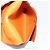 Hermès HERMES Bastia Terre Batue Münzbeutel Leder Orange Silber - Ansicht 10
