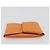 Hermès HERMES Bastia Terre Batue Münzbeutel Leder Orange Silber - Ansicht 3
