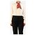 Emilio Pucci Cremefarbene Seidenbluse mit Schlaufenkragen - size UK 8 - Ansicht 4