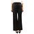 Sportmax Pantalones anchos de rayas negras - size UK 10 Negro