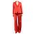 Max Mara Completo due pezzi in lino rosso - size UK 8 - vista 3
