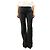 Alexander Mcqueen Pantalones de raya diplomática en lurex negro - size UK 12