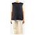 Jil Sander Top a rayas sin mangas azul marino - size M